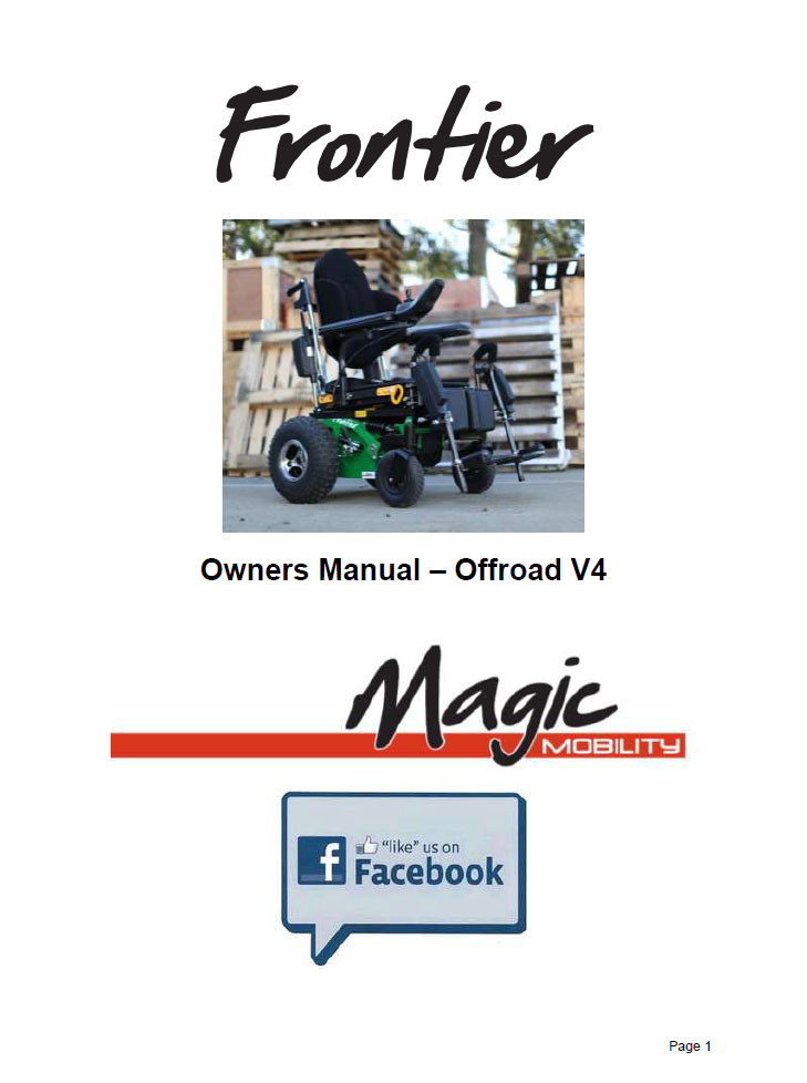 Frontier V4 Off Road Manual Magic Mobility Wheelchairs