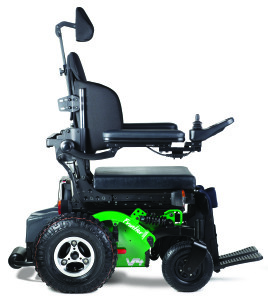 Frontier V4 Off-Road - Side View - Rehab Back - Magic Mobility Wheelchairs