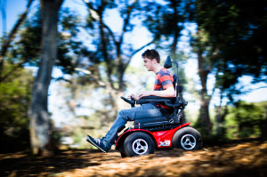 Sam in the Extreme X8 - Magic Mobility Wheelchairs