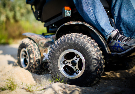 Extreme X8 on the Beach - Magic Mobility Wheelchairs
