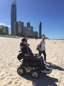 Magic Mobility Extreme X8 - wheelchair on sand