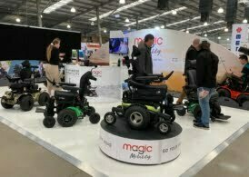 Find Magic Mobility at ATSA in May. Image shows our stand in 2021