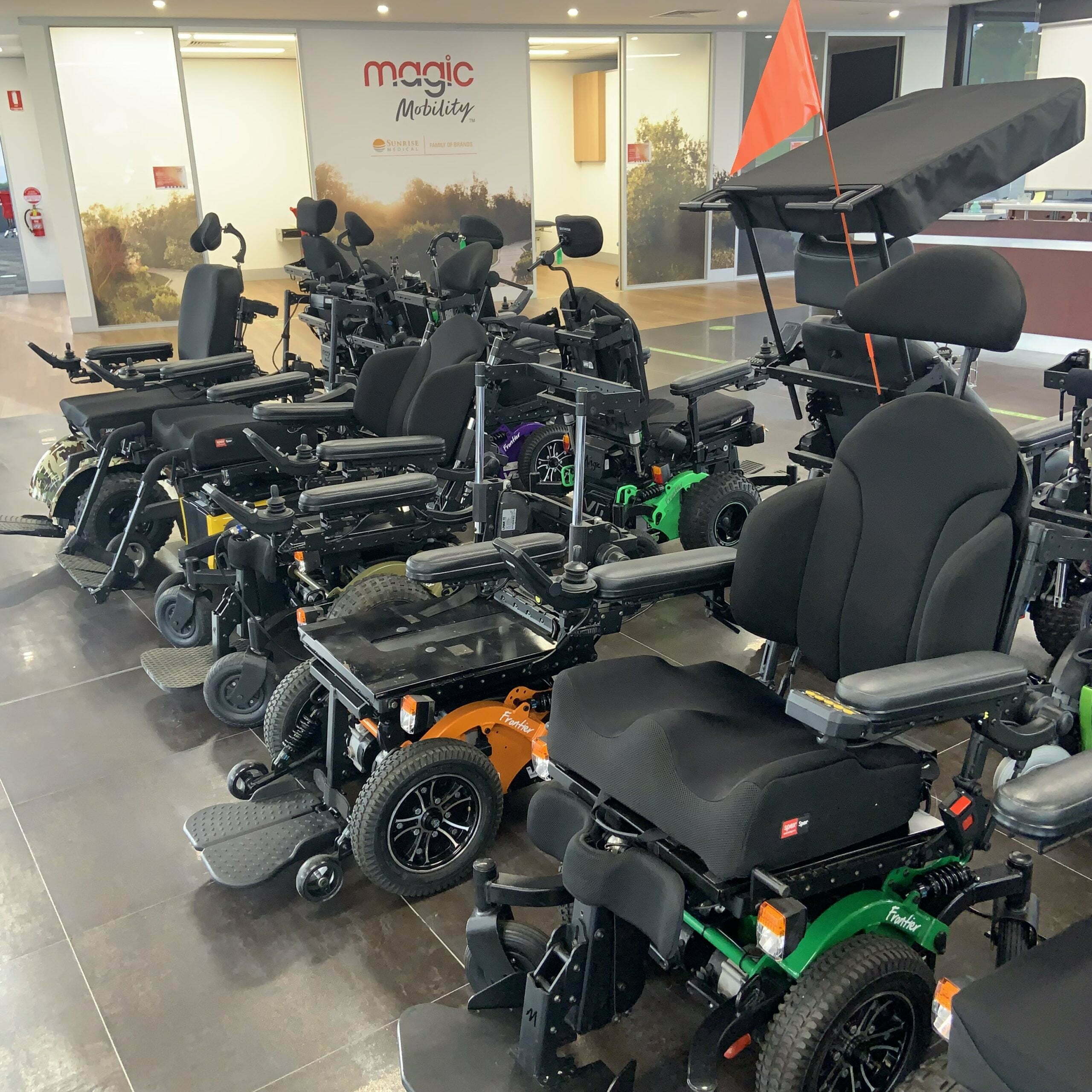 range of Magic Mobility Powerchairs