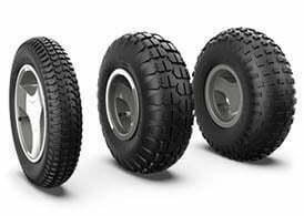 Crossover tyres are interchangeable on most Magic Mobility Frontier V6 and V4 powerchairs.