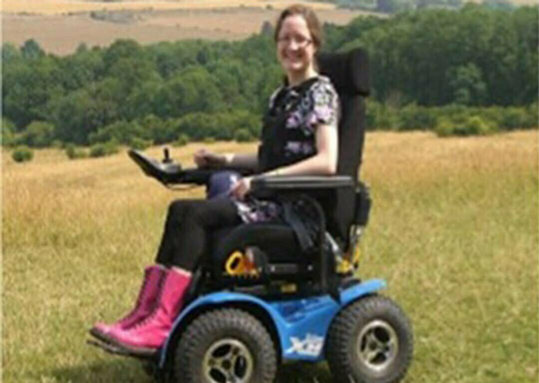 Hannah Ensor enjoys her independence on her Magic Mobility Extreme X8