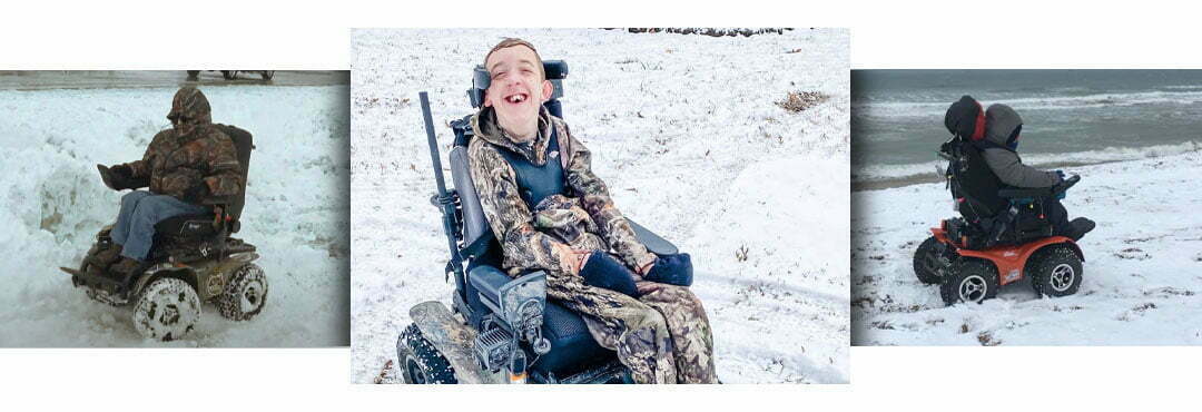 Kids everywhere love to play in the snow. That’s why it’s great to know that our Extreme X8 4x4 powerchairs are up to the task of full-on snow blazing