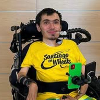 Sipping and puffing hard or more softly in various combinations enables these users to independently control a wide variety of actions from their powerchair.