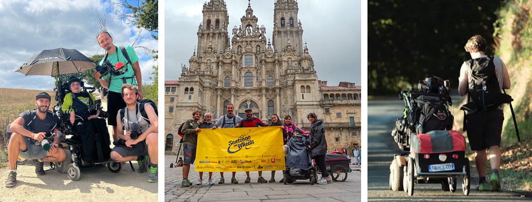 Francesco set himself the challenge to trek The Camino de Santiago trail in north western Spain for 120kms in his Magic 360 Offroad chair.