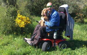 Henry Vivet uses his Extreme X8 to enjoy some time with his dog in the French countryside.
