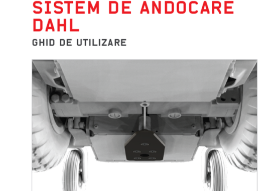 Cover page for the DAHL docking system user guide with Sunrise Medical and Magic Mobility logos; photo of a wheelchair underside showing the docking mechanism