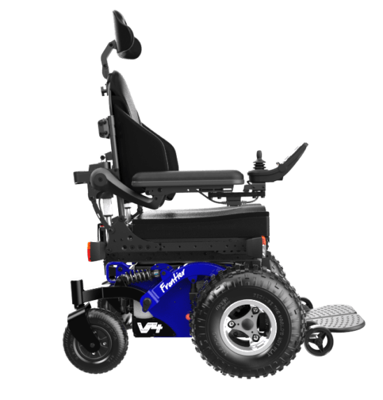 V4 FWD offroad spaceblue black silver wheelchair