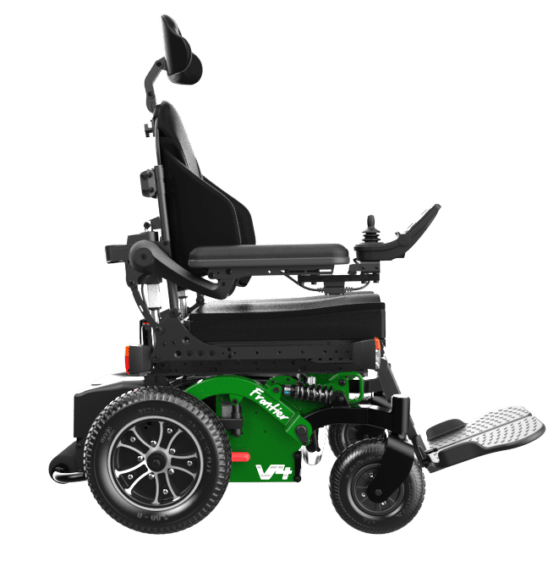 RWD hybrid forestgreen black silver wheelchair