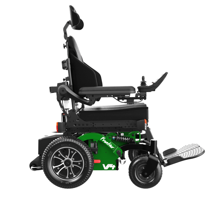 RWD hybrid forestgreen black silver wheelchair