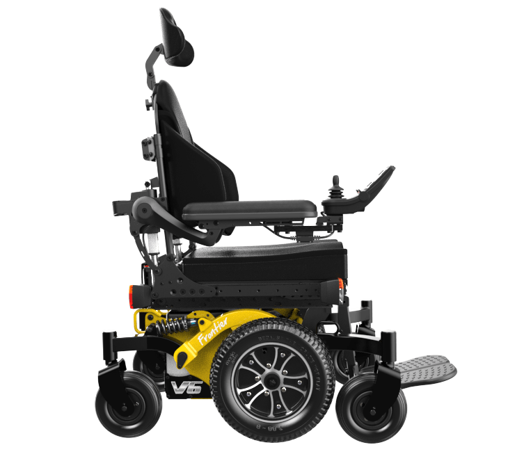 sunriseyellow black silver wheelchair