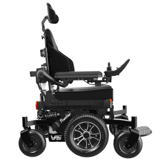V6 hybrid blackonyx black silver wheelchair